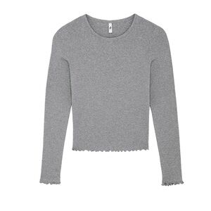 Frilly Long Sleeve Top